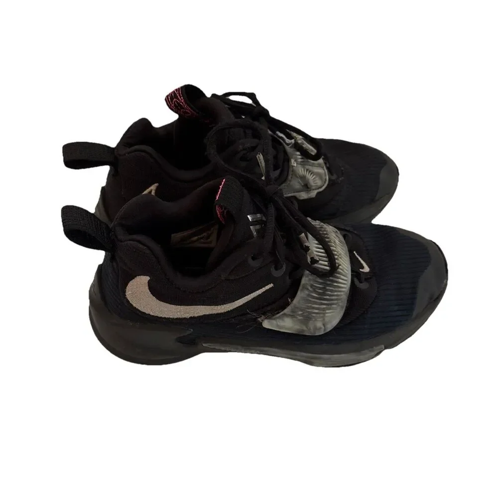 Nike Zoom Freak 3 Boys Black & Marble Size 4Y Athletic Sneakers Shoes no Box